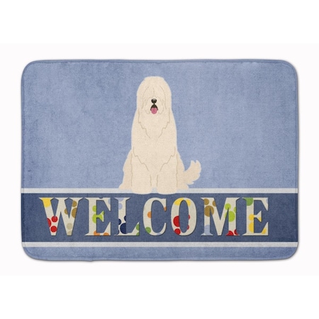 Carolines Treasures South Russian Sheepdog Welcome Machine Washable Memory Foam Mat BB5605RUG